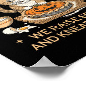 Womens Soky Biscuits Club Halloween Baking Bakery  ポスター (角)