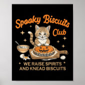 Womens Soky Biscuits Club Halloween Baking Bakery  ポスター (正面)
