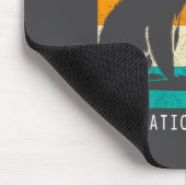 Womens Sometimes Motivation Finds You Funny Quote  マウスパッド (コーナー)