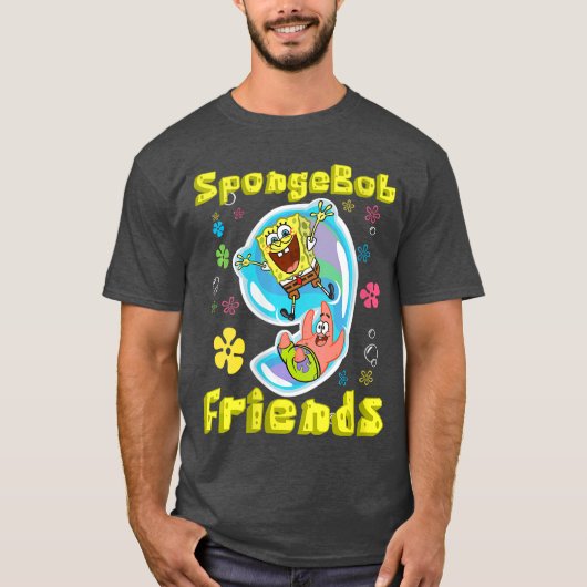 Womens SpongeBob SquarePants Friends Patrick Star  Tシャツ (正面)