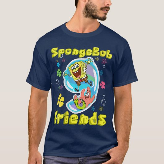 Womens SpongeBob SquarePants Friends Patrick Star  Tシャツ (正面)