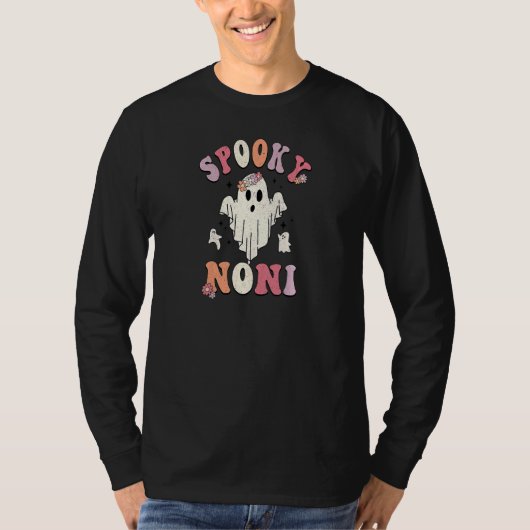 Womens Spooky Noni  Cute Ghost Noni Halloween Tシャツ (正面)