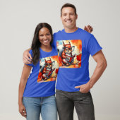 Womens Squirrel Reading Comic Book On Autumn Branc Tシャツ (ユニセックス)