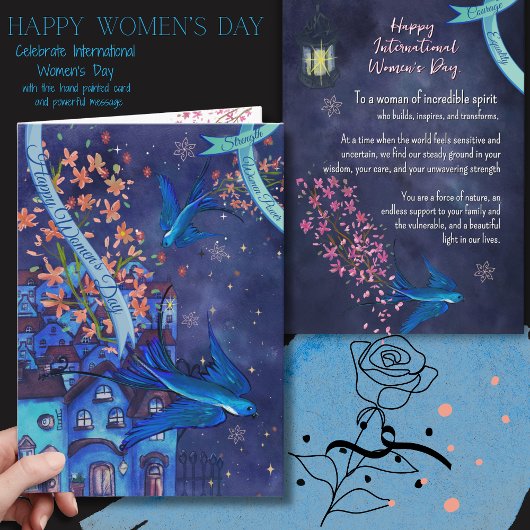 Women's Strength & Spirit  Women's Day Card シーズンカード