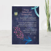 Women's Strength & Spirit  Women's Day Card シーズンカード (裏面)