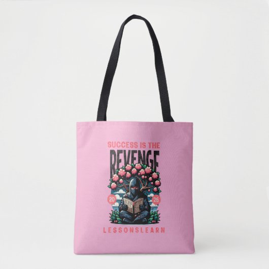 WOMEN'S SUCCESS REVENGE LESSONS LEARN TOTE BAG  トートバッグ (正面)