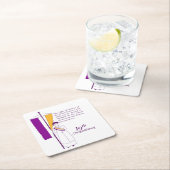 Women's Suffrage スクエアペーパーコースター (インサイチュ)