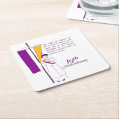 Women's Suffrage スクエアペーパーコースター (アングル)