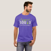 Womens Support Squad Mental Health Awareness Green Tシャツ (正面フル)