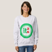 Women's Sweatshirt ash SUN ITALIA 26 スウェットシャツ (正面フル)