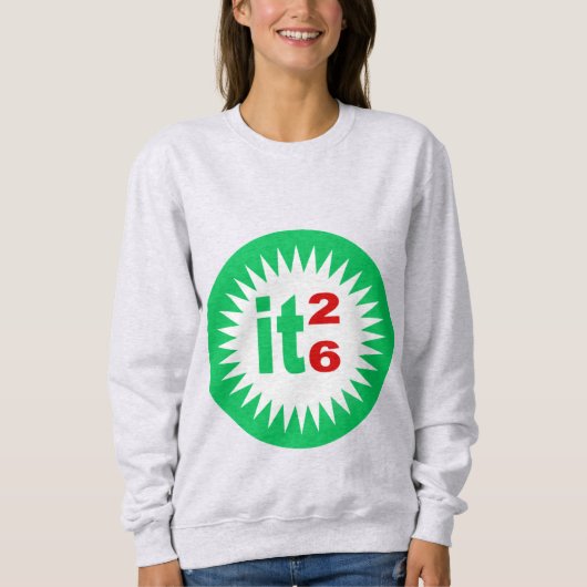 Women's Sweatshirt ash SUN ITALIA 26 スウェットシャツ (正面)