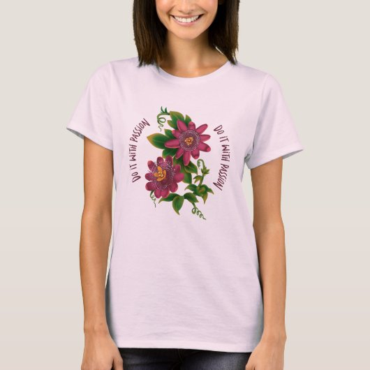 Women's T-shirt Do It With Passion Tシャツ (正面)