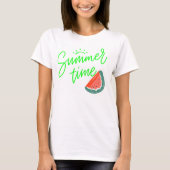 women's t-shirt Summer Time Tシャツ (正面)