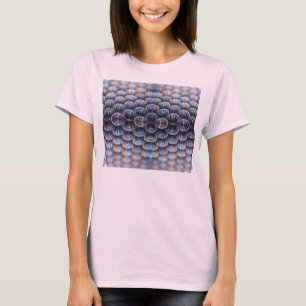 Women's T Shirt with抽象芸術ハニカムイメージ Tシャツ