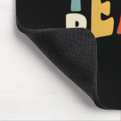 Womens Teach Peace Retro Teacher Motivational Educ マウスパッド (コーナー)