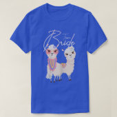 Womens Team bride JGA Alpaca wedding bachelor part Tシャツ (デザイン正面)