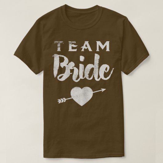 Womens Team Bride Squad T  Tee Bachelorette Party  Tシャツ (デザイン正面)