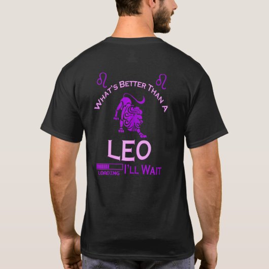 Womens Team Leo Zodiac Leo Girl Leo Queen Astrolog Tシャツ (裏面)