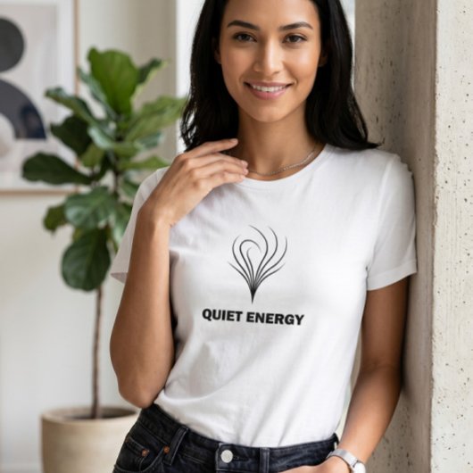 Women's Tee | ミニマリストラインアート抽象画 Tシャツ