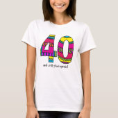 Women's Tee "40"と今も光源 Tシャツ (正面)