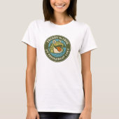Women's Tee Freddy the Frog on Paddleboat Lake Tシャツ (正面)