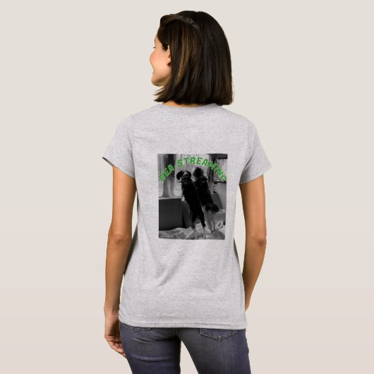 Women's Tee Shirt Bea-Streamingロゴ Tシャツ (裏面フル)