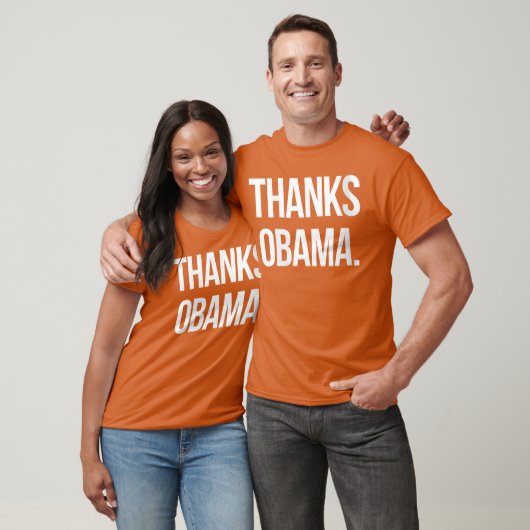 Womens Thanks Obama VNeck Tシャツ (ユニセックス)