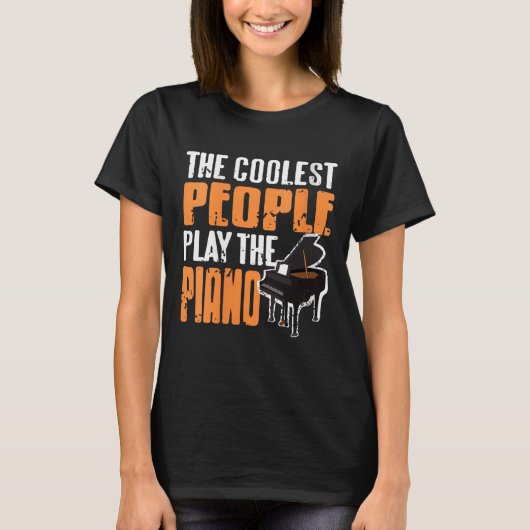 Womens The Coolest People On Earth Definitely Play Tシャツ (正面)
