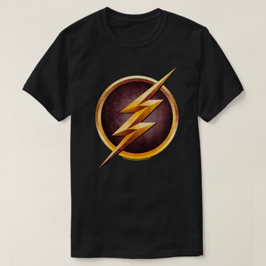 Womens The Flash TV Series Chest Logo VNeck Tシャツ (デザイン正面)