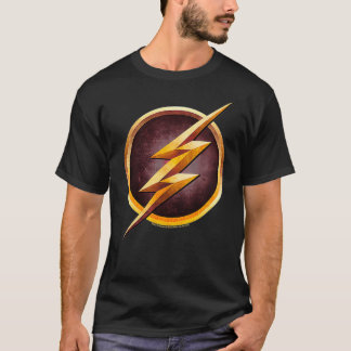 Womens The Flash TV Series Chest Logo VNeck Tシャツ