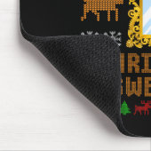 Womens The Ugliest Christmas Sweater With An Image マウスパッド (コーナー)