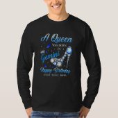Womens This Queen was Born In January Happy Brithd Tシャツ (正面)