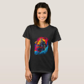Womens Thorr Mjolnir God Thunder Lightning Norse M Tシャツ (正面フル)