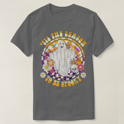 Womens Tis The Season To Be Spooky Halloween Pumpk Tシャツ (デザイン正面)