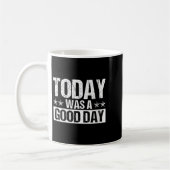 Womens Today Was A Good Day Motivational Insring Q コーヒーマグカップ (左)