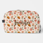 Women's toiletry bag with personalized name ドップキット (正面)