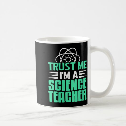 Womens Trust Me I’m Science Teacher With Stem Supe コーヒーマグカップ (右)