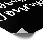 Womens Trust Your Journey Sitive Thinking Motivati ポスター (角)