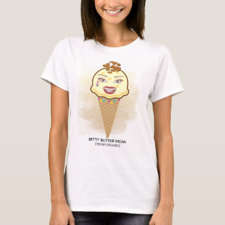 Womens tshirt BettyButter Pecan Creamy Dreamies Tシャツ
