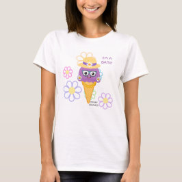 womens tshirt EM A DAISY Creamy Dreamies Tシャツ