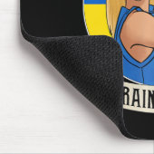 Womens Ukrainian Girl Ukraine Flag Merchandise Ukr マウスパッド (コーナー)