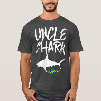 Womens Uncle Shark Tee s Funny Women Sharks Tee Un Tシャツ