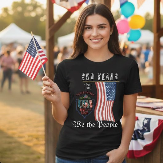 Women's US 250 "We the People" T-Shirt トライブレンドTシャツ
