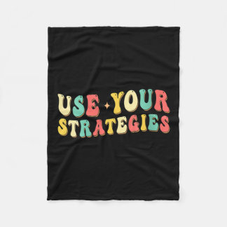 Womens Use Your Strategies Test Day Testing Exam S フリースブランケット