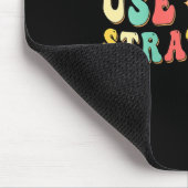 Womens Use Your Strategies Test Day Testing Exam S マウスパッド (コーナー)