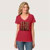 Womens V-Neck T-Shirt Tシャツ (正面フル)