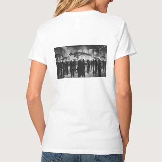 Womens V-Neck T-Shirt Tシャツ (裏面)