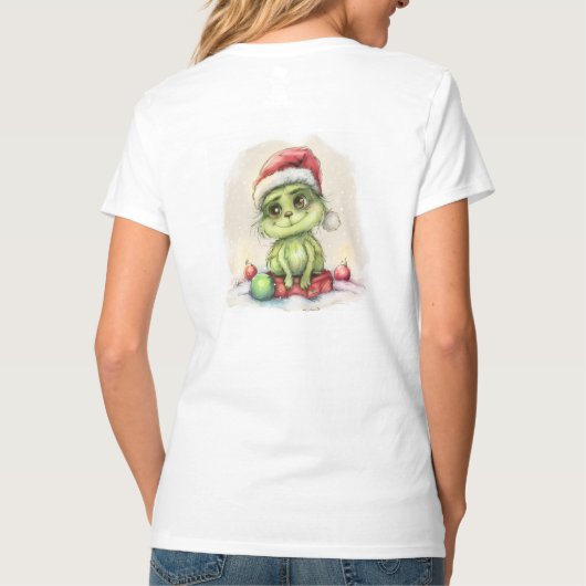 Womens V-Neck T-Shirt Tシャツ (裏面)