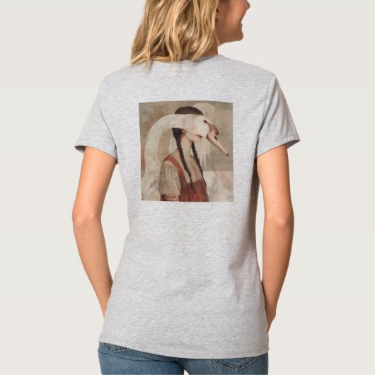 Womens V-Neck T-Shirt Tシャツ (裏面)