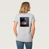 Womens V-Neck T-Shirt Tシャツ (裏面フル)